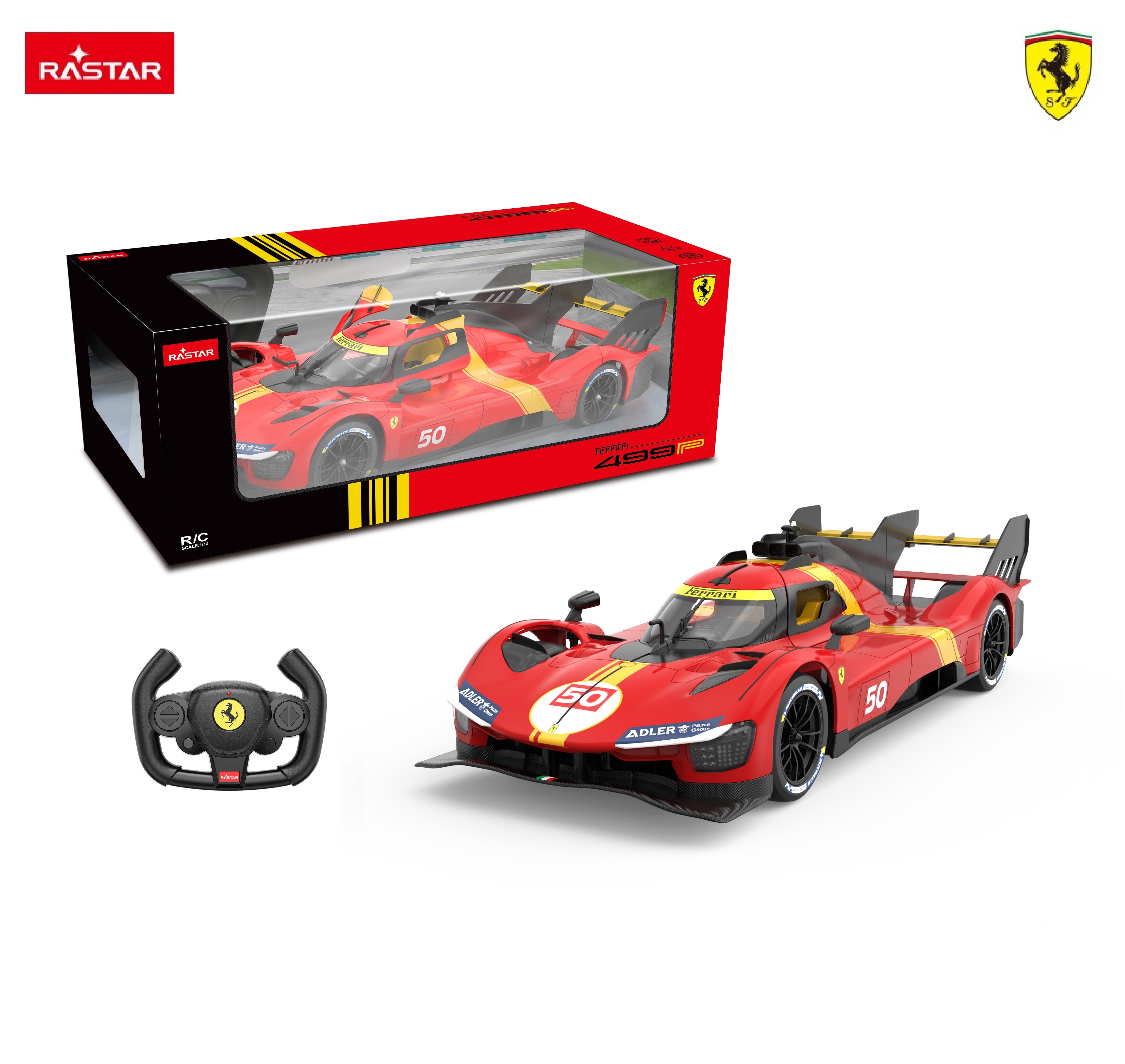 Rastar R/C 1:14 Ferrari 499P - Red