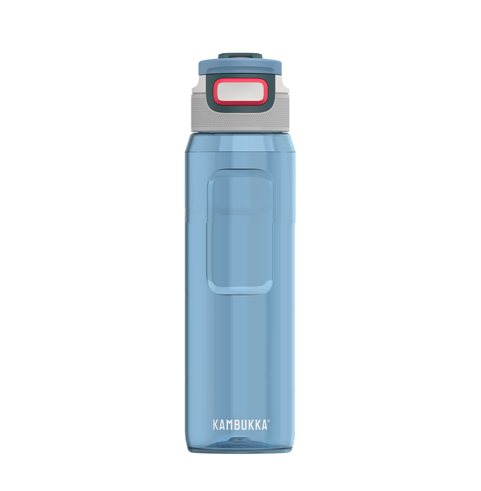 Kambukka Elton BPA free Tritan Renew water bottle 1000 ml (33oz)-Niagara Blue