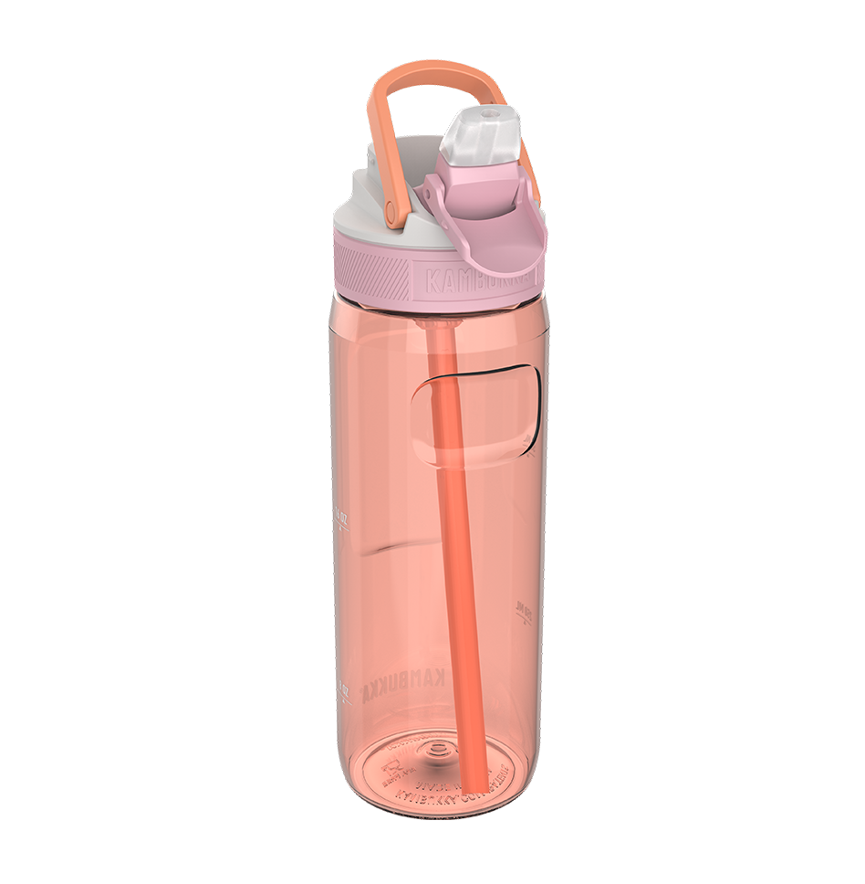 Kambukka Lagoon BPA free Tritan Renew water bottle with Straw lid 750 ml (25oz)-Mango Tango