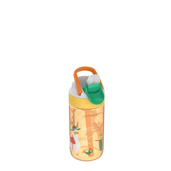 Kambukka Lagoon BPA free water bottle with Straw lid 400 ml -Mexican Parade
