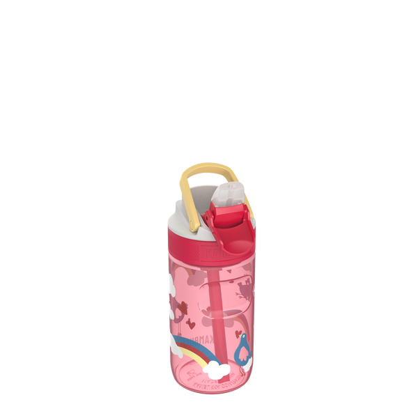 Kambukka Lagoon BPA free water bottle with Straw lid 400 ml -Love Birds