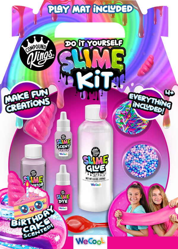 Wecool Compound Kings Diy Slime Kit Birthday Cake