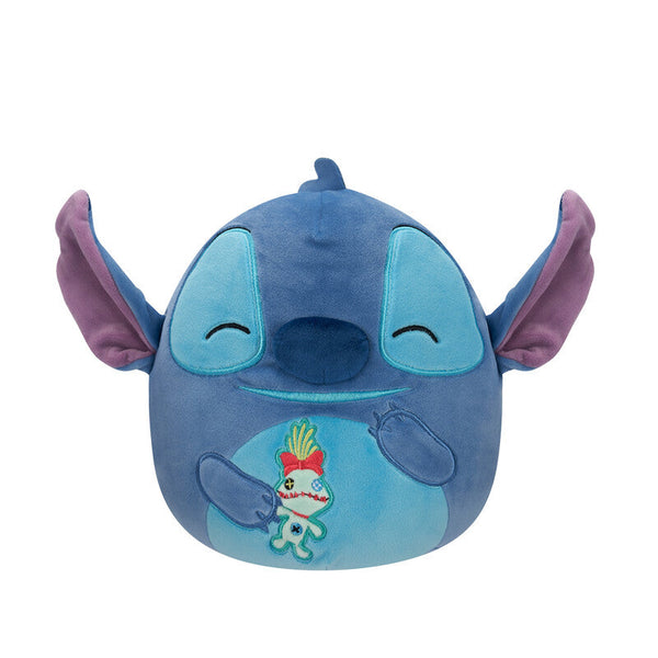Squishmallow 8" Little Plush Disney Stitch Holding Scrump