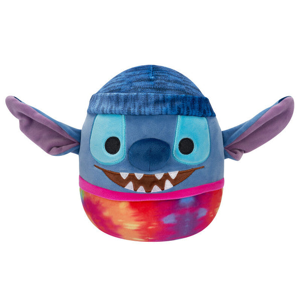 Squishmallow 8" Little Plush Disney Stitch Wearing Beanie and Tie Dye