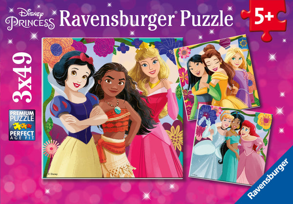 Ravensburger Disney Princess 3 X 49 Pcs Puzzle