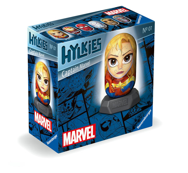 Ravensburger 3D Hykkies Marvel Captain Marvel, 54 Pcs Puzzle