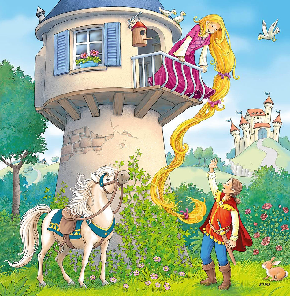 Puzzle Rapunzel, Red Riding Hood, Frog King