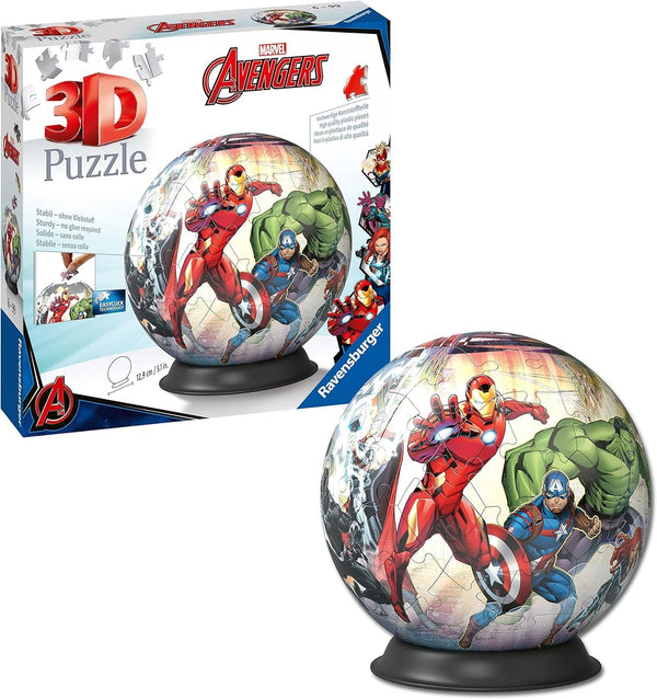 Ravensburger 3D Ball Marvel Avengers 72 Pcs Puzzle