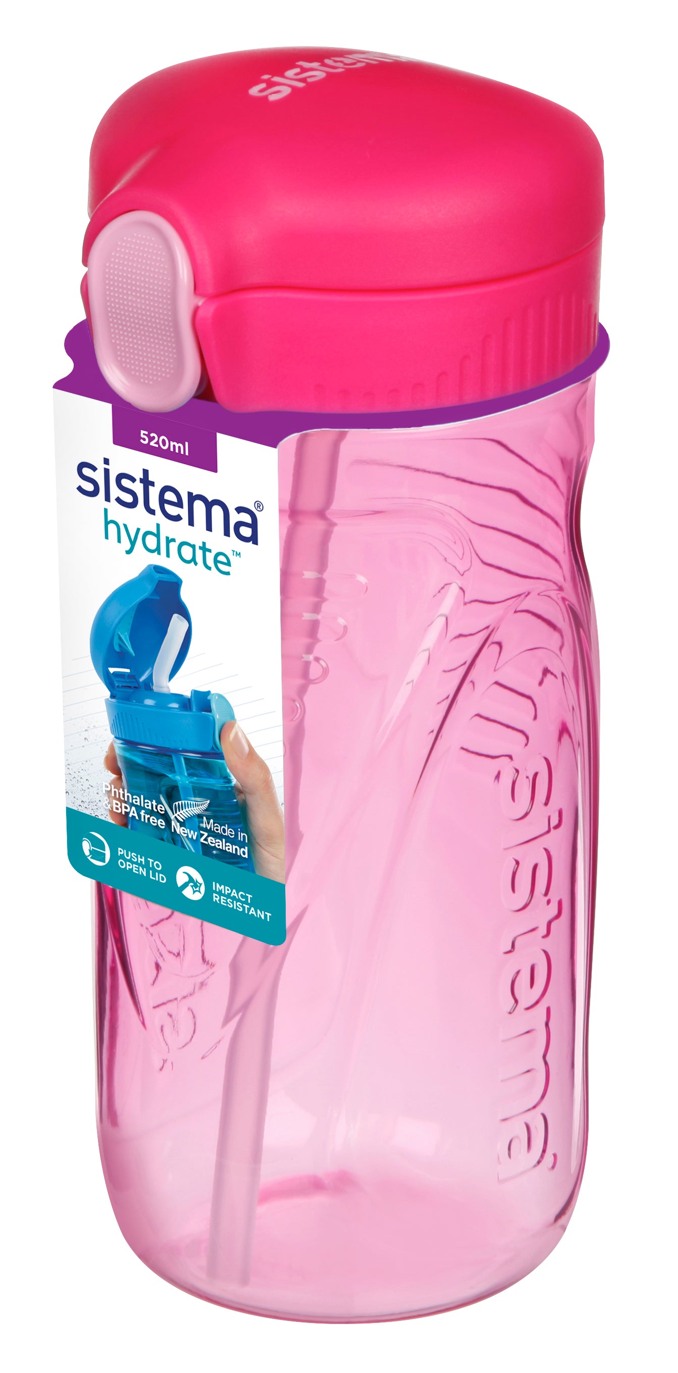 Sistema 520ML Tritan Quick Flipa Bottle