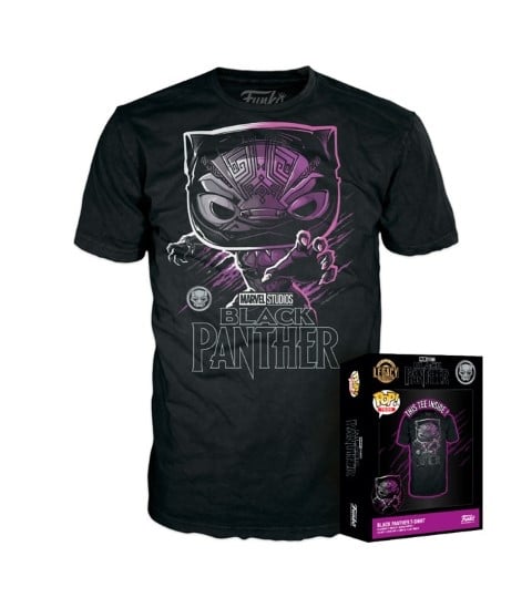 Boxed Tee: Marvel - Black Panther (L)