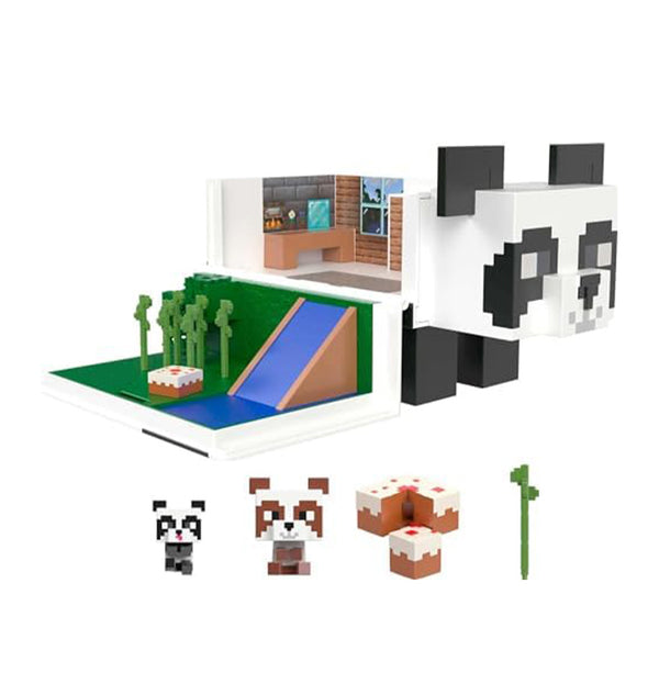 Mattel Minecraft  Mob Head Mini Panda Playset