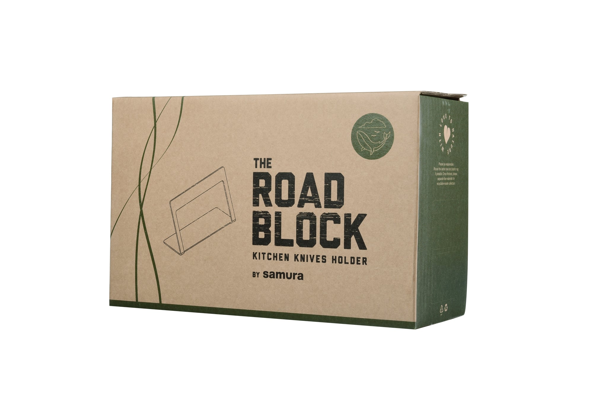 SAMURA ROAD BLOCK KNIFE HOLDER - BLACK