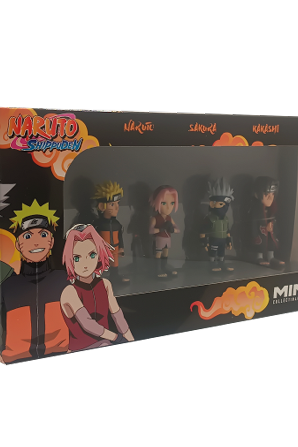 Minix Anime Naruto Shippuden  4 Pack 7 cm: Naruto Six Path Sage, Kakashi, Itachi, Sakura