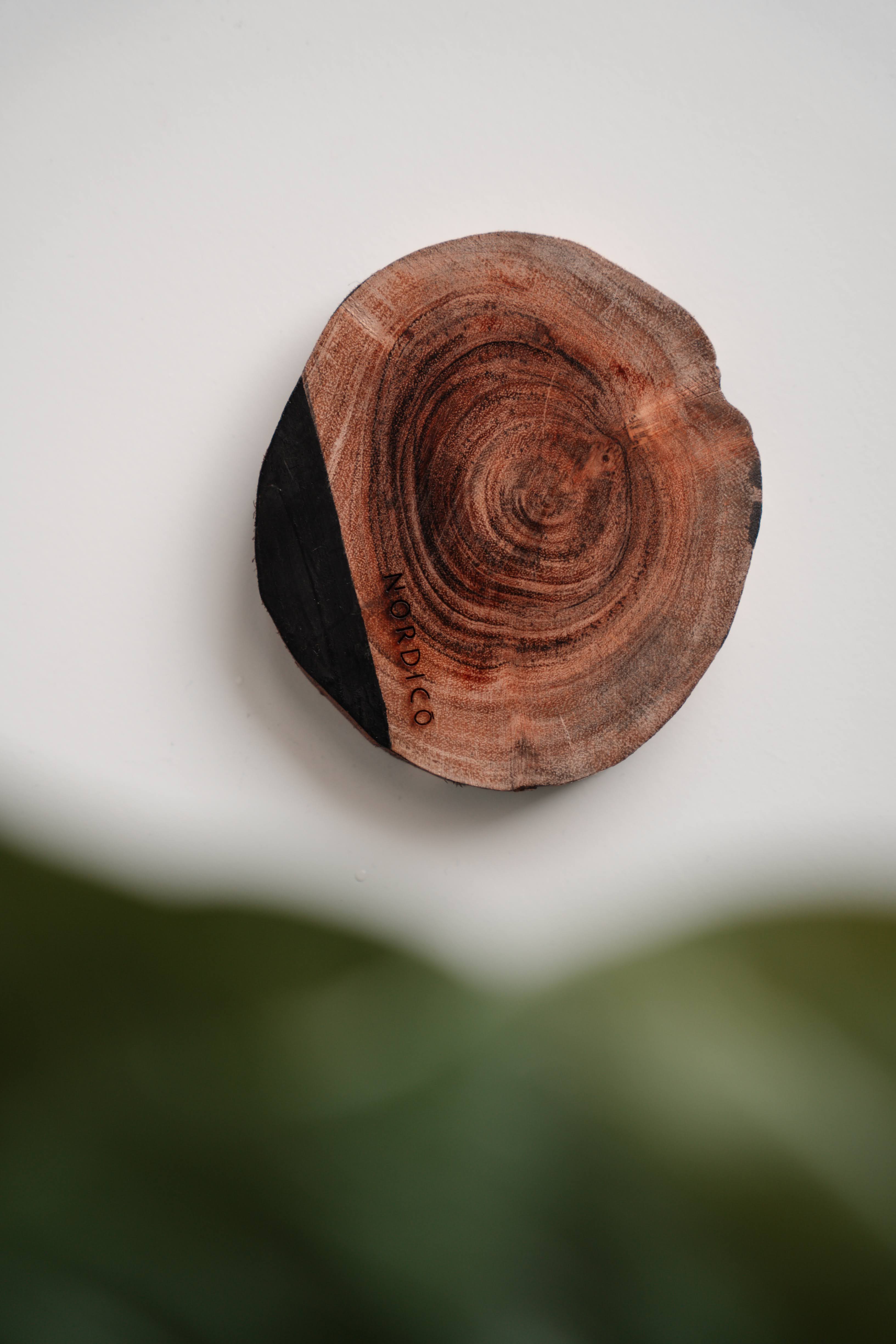 NORDICO Wooden Coasters Set 4