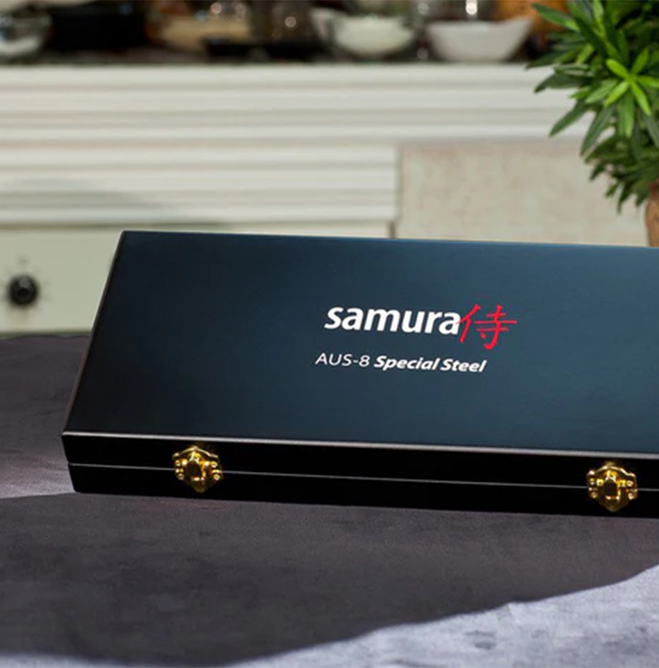 SAMURA MO-V KITCHEN KNIVES GIFT BOX (SET OF 3)