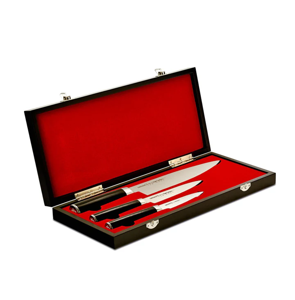 SAMURA MO-V KITCHEN KNIVES GIFT BOX (SET OF 3)