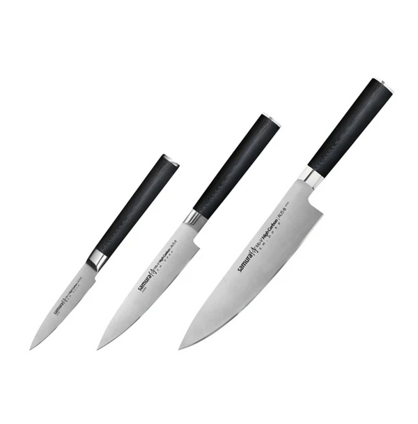 SAMURA MO-V KITCHEN KNIVES GIFT BOX (SET OF 3)