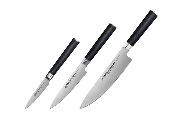 SAMURA MO-V KITCHEN KNIVES GIFT BOX (SET OF 3)