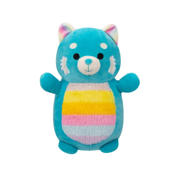 Squishmallows 10" Plush -  Vanessa - Teal Red Panda W/Rainbow Belly - Hugmee
