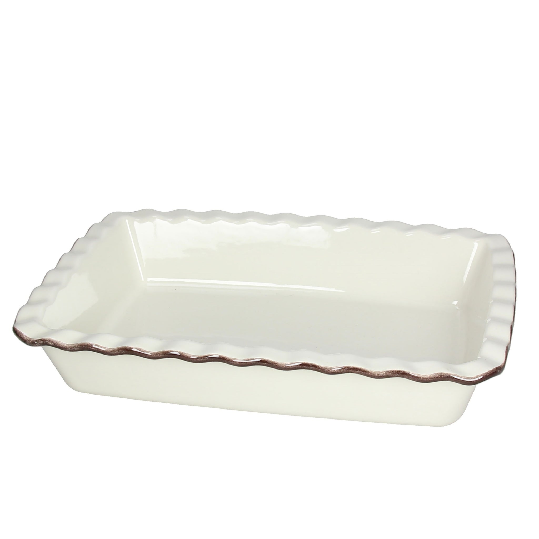 White Rect. Baking Dish - Country (S) Default Title