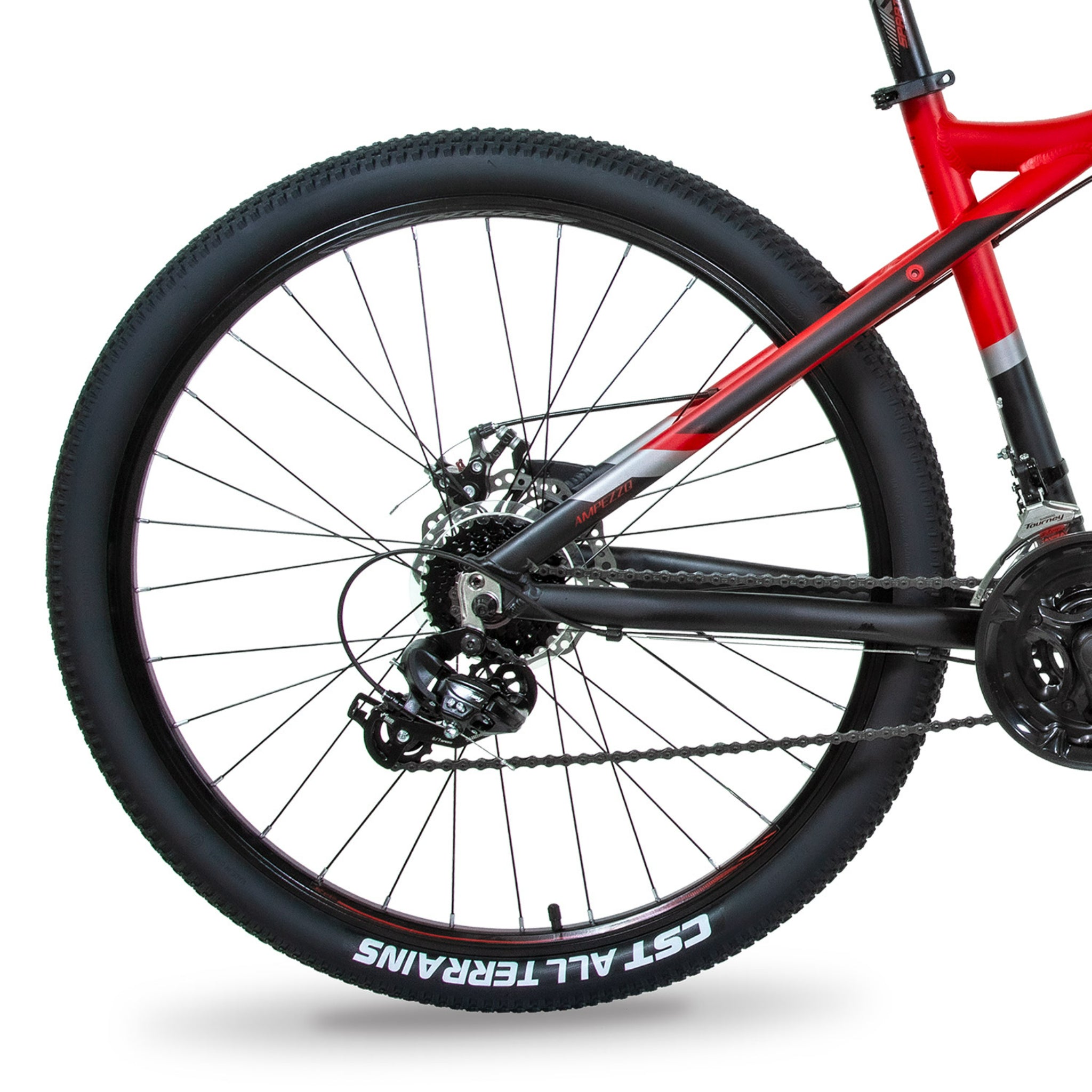 Spartan 27.5" Ampezzo Men's MTB Alloy Bicycle - Red Default Title