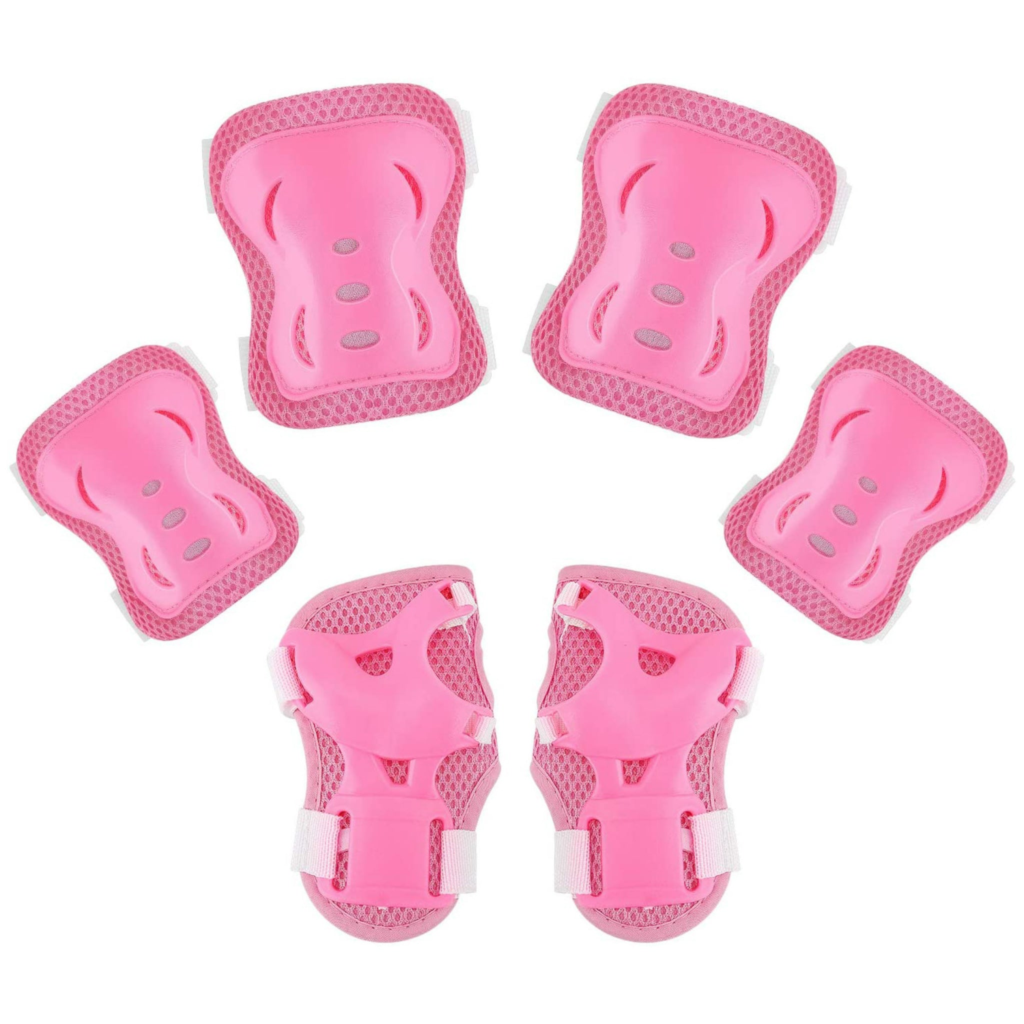 Spartan Knee & Elbow Pads and Wrist Protective Set Pink XS Default Title