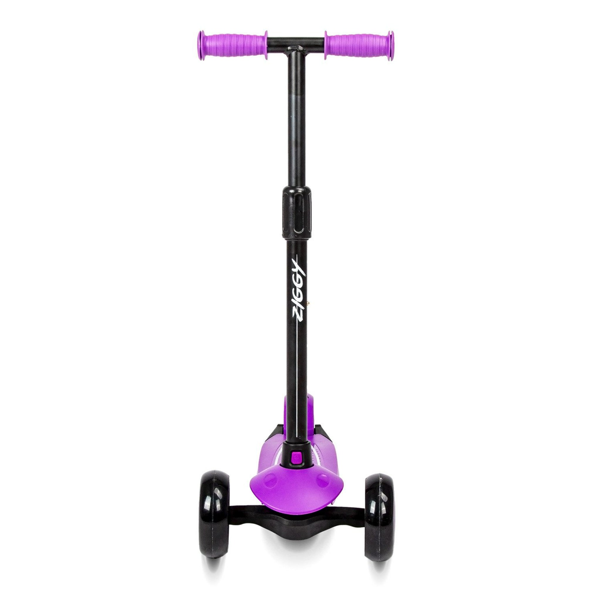 Ziggy 3-Wheel Tilt Scooter with LED light - Purple Default Title